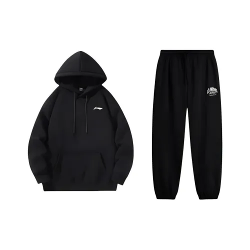 LINING Sports Fashion Collection Повседневная Спортивная Одежда Мужская Черная