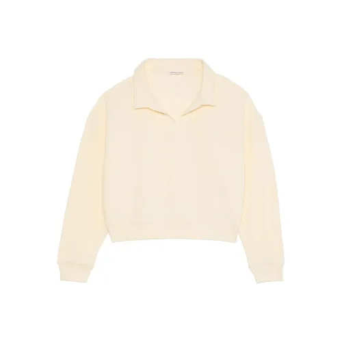 Victoria's Secret Брушированный Модал Флис Collared Пуловер Свечной свет Толстовка Женские Свечной свет Белый