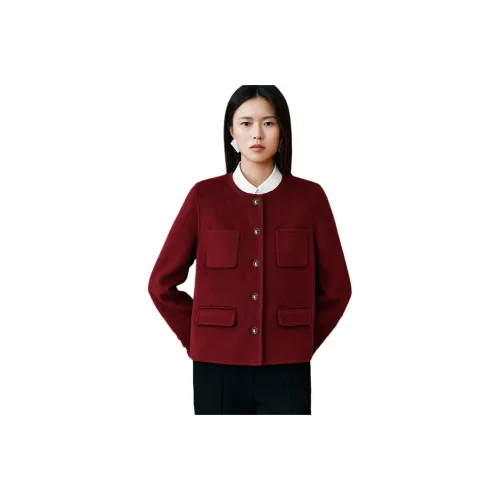 INSUN Куртки и Пальто Женские Бордовый
