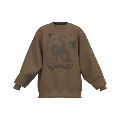 Vans Positive Collage CREW SWEATSHIRT Женские Коричневый