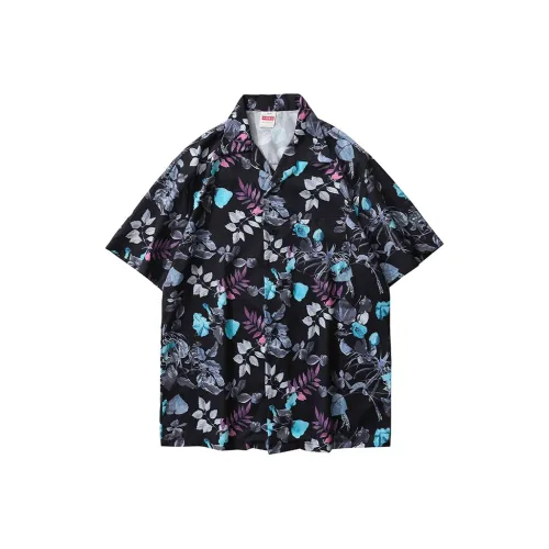 BEAR UNION Черная унисекс рубашка