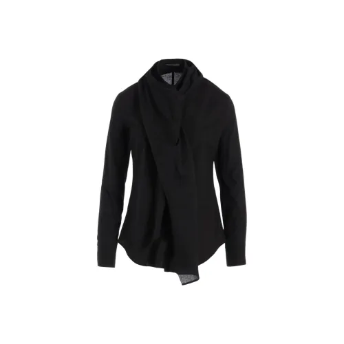 Yohji Yamamoto Femme SS25 Рубашка Женская Черная