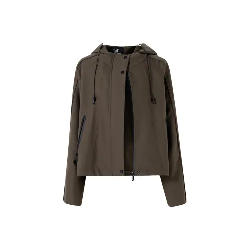 SOON FLOWER Куртки Пальто Женские Кофе