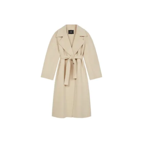 Maje Экрю Женское Пальто