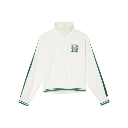 Mlb Base Logo New York Yankees Varsity SPORTIVE Нью-Йорк Янкис Толстовки Толстовка Женские Крем