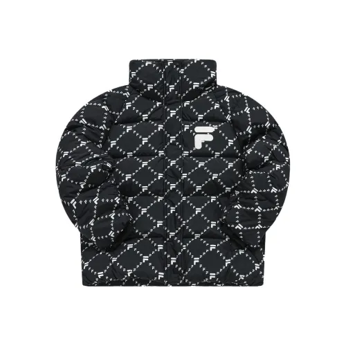 FILA FUSION QR Пуховик Женские Темно-черный