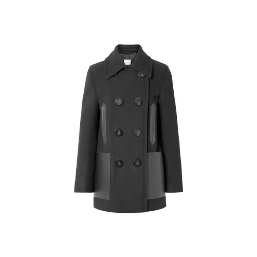 Burberry Черное Женское Пальто