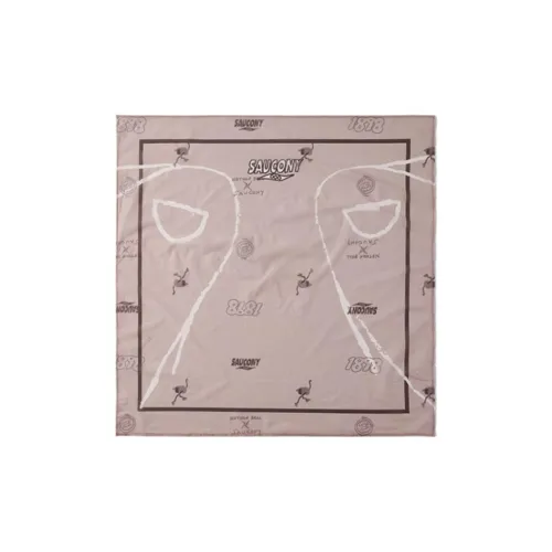 Saucony Полиамид Шелковые Шарфы Унисекс Розовый