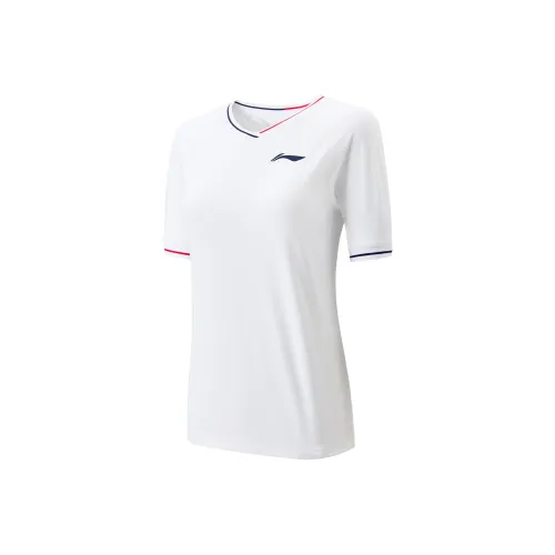 Подкладка Tennis Series T Рубашка Женская Стандартная Белая