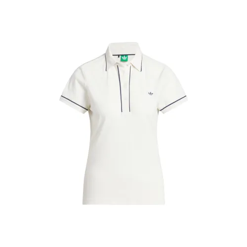 Adidas Originals Поло Женское Мел Белый