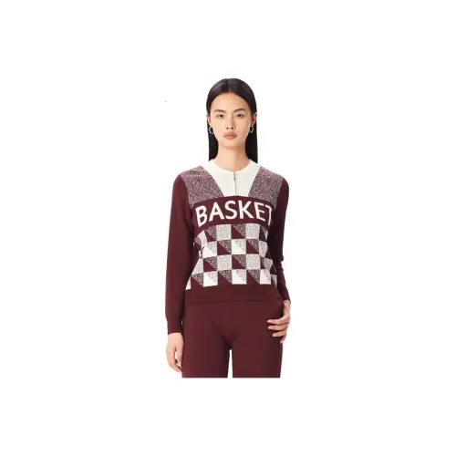 XII BASKET Трикотаж Женский Бордовый