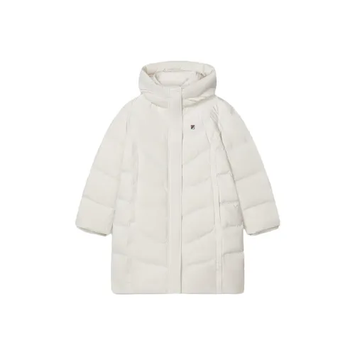 FILA Пуховик Женские Паровой Белый