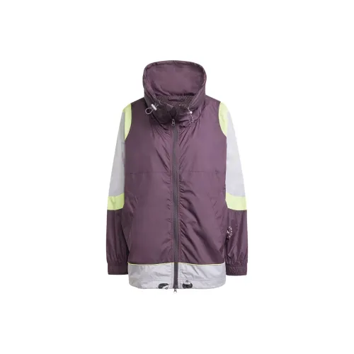 Adidas Stella McCartney FW24 Woven Collection TRACK TOP Куртки Пальто Женские Коричневый