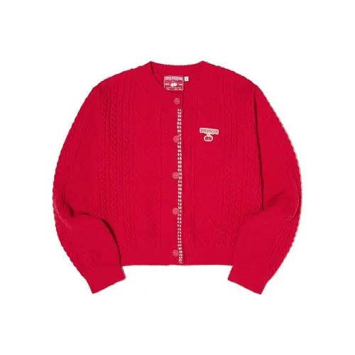 KIRSH X TRUERELIGION Коллаборация SS24 Трикотаж Женский Красный