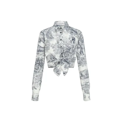 DIOR DIORIVIERA Рубашка Женская Темно-синяя