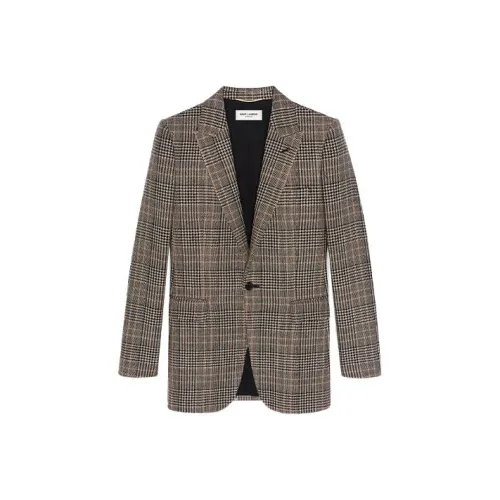 SAINT LAURENT Бизнес-костюм топ женский желтый