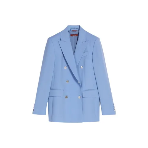 MaxMara Светло-синий Женские Офисные костюмы