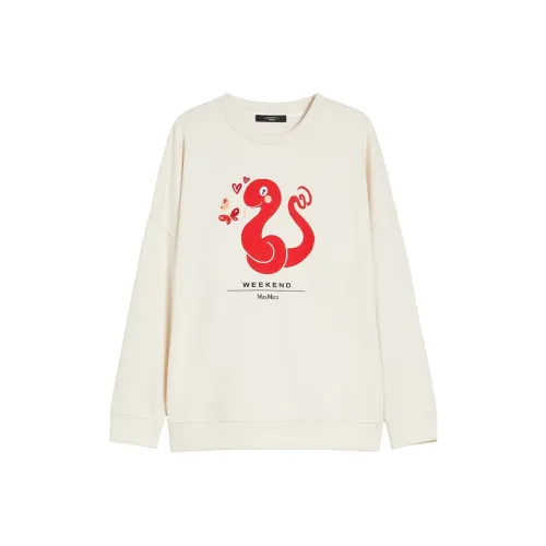 WEEKEND MaxMara Толстовка Женская Белая