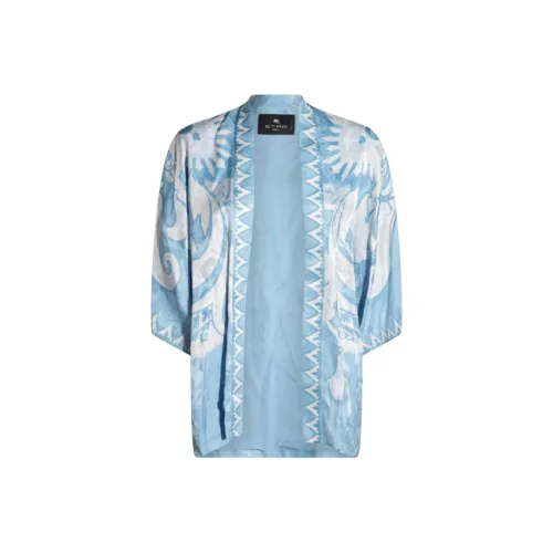 ETRO Прозрачный синий Женские Куртки