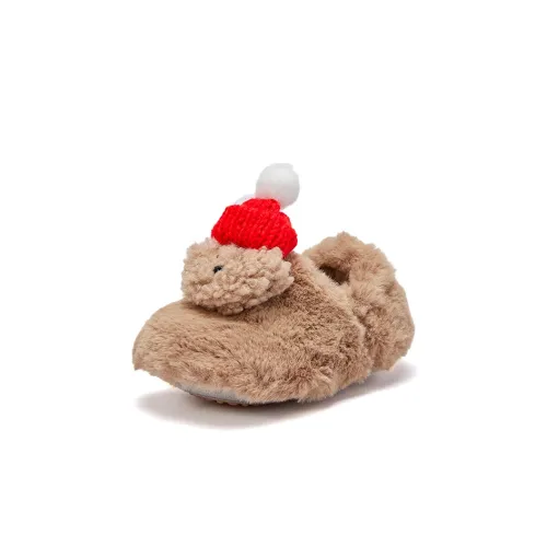 DAVE BELLA Противоскользящая Износостойкая Термическая Предходовика Детская Обувь Молочно-Кофейного Цвета для Младенцев и Малышей