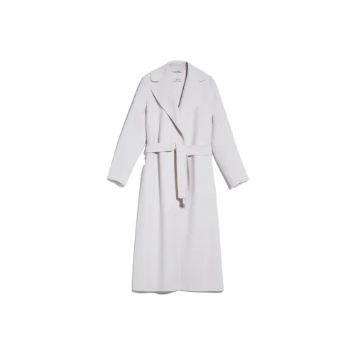 'S MAX MARA Серо-бежевое Женское Пальто