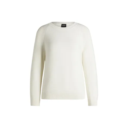 HUGO BOSS Белый Женские Трикотаж