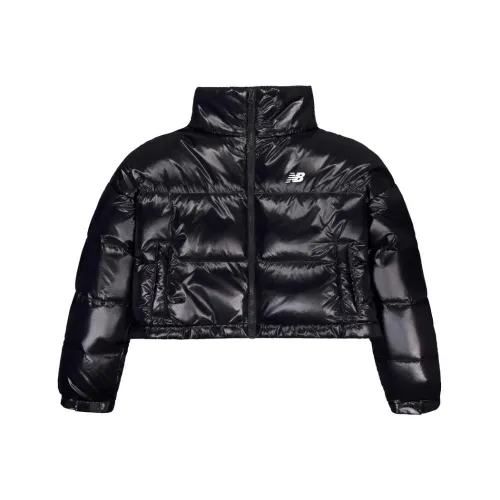 New Balance Пуховик Женские Черный