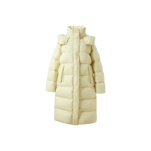 3COLOUR Пуховик Женский Светло-Желтый