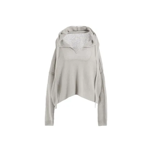 Yohji Yamamoto Светло-серый Женский Трикотаж