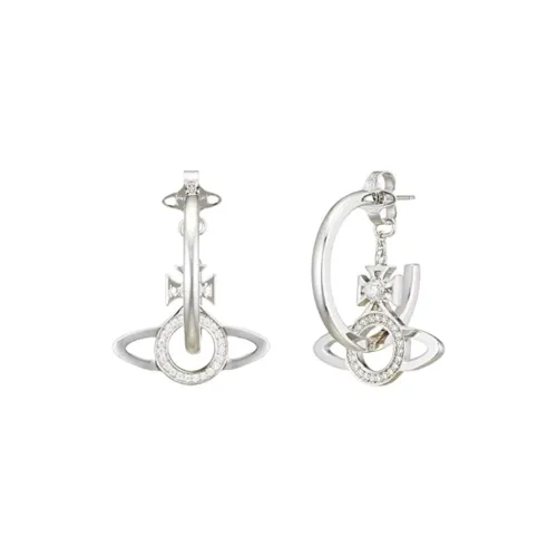 Vivienne Westwood Brass Earrings Унисекс Silver