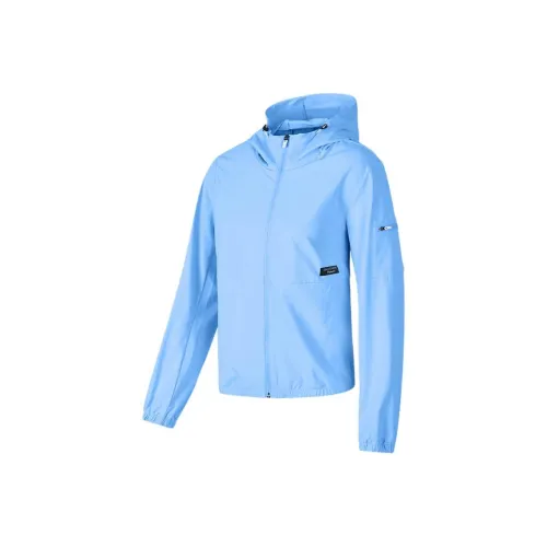 Skechers Куртка Женская Лунный Белый Синий