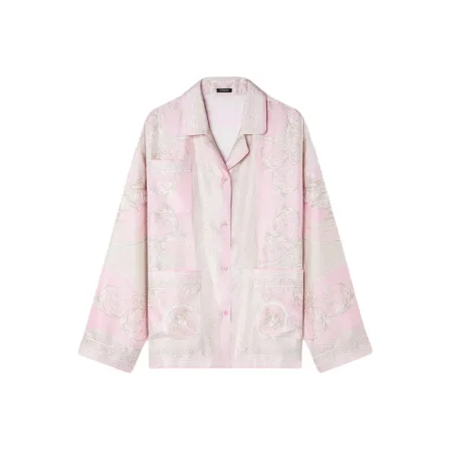 VERSACE Рубашка Женская Светло-Розовая