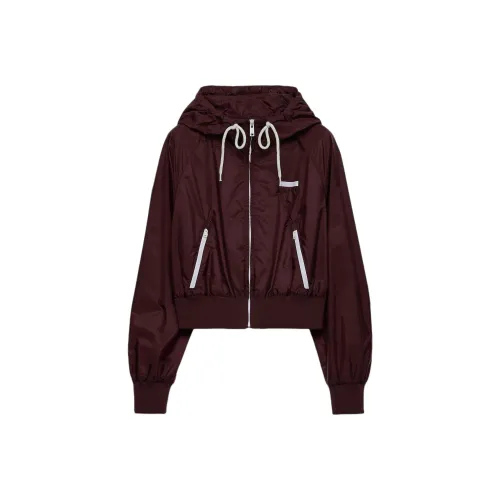 PRADA RE Нейлон SS25 Весенне-летняя Женская Одежда Коллекция Куртки и Пальто Женские Красные