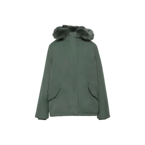 ARITZIA WILFRED Mont Blanc Короткий пуховик-парка Женский Дымчатый изумрудно-зеленый Дымчатый изумрудно-зеленый