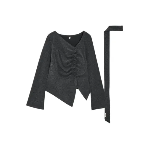 Love to serve Трикотаж Женский Темно-Серый