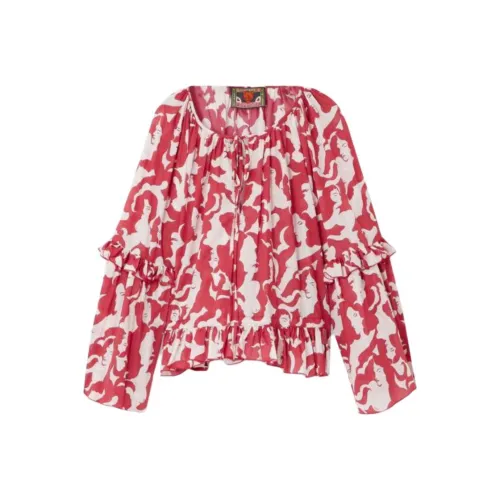 La DOUBLEJ. Женские рубашки красного цвета