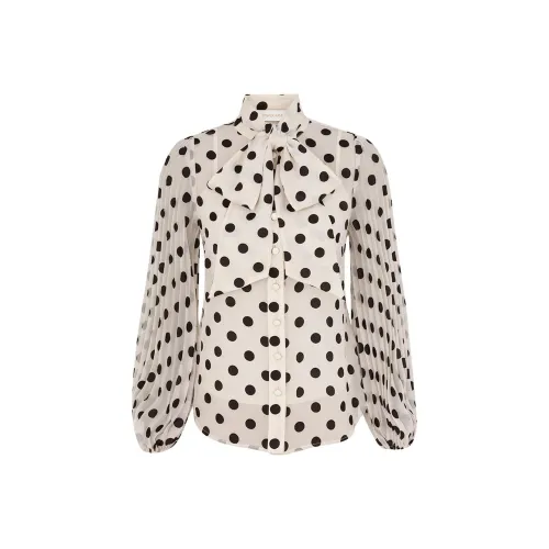 Zimmermann SS25 Рубашка Женская Кремовая