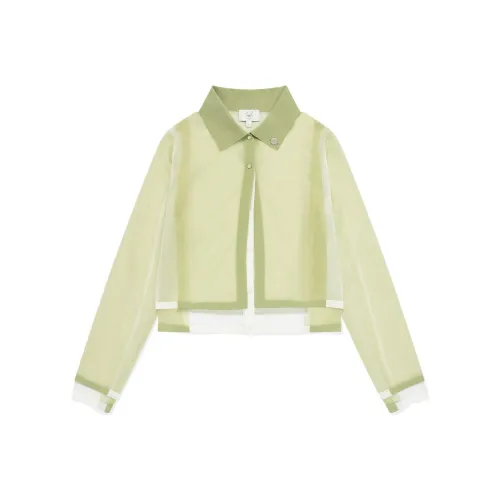 COVERNAT SS24 Трикотаж Женский Светло-Зеленый