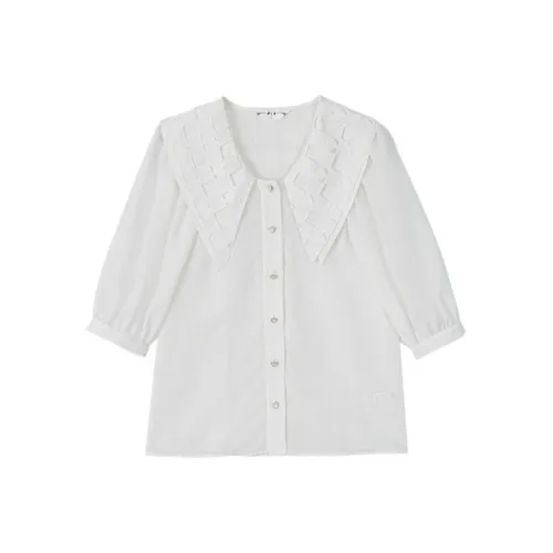 Pit Экрю Женские Рубашки