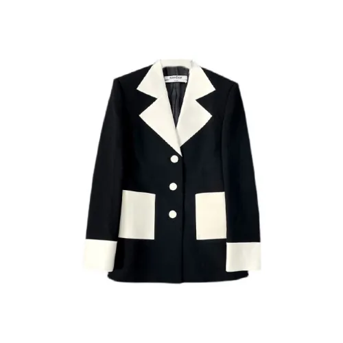 KIMHEKIM Черный Женские Офисные Костюмы