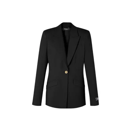 VERSACE Бизнес костюм пальто женское черное