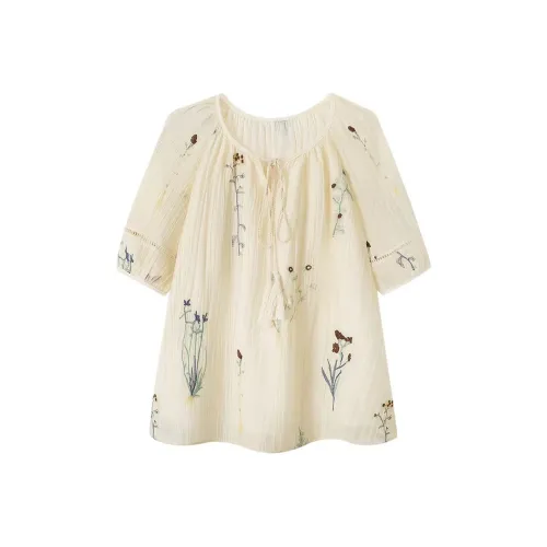 PLAY BUSH Рубашка Женская Абрикос