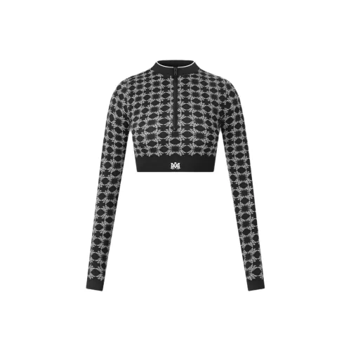 AMIRI Early Spring Collection SS25 Трикотаж Женский Черный