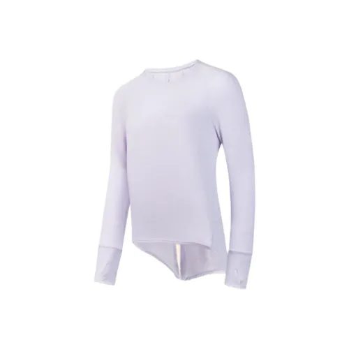 QIAODAN Свитшот Женский Рассвет Фиолетовый