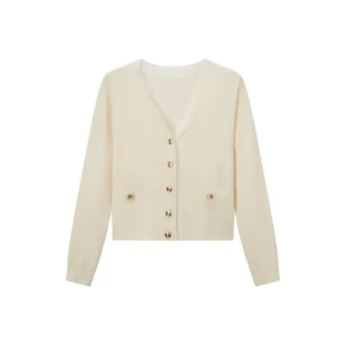 EICHITOO Экрю Женская Трикотажная Одежда