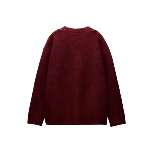 ZARA Красный Женский Трикотаж