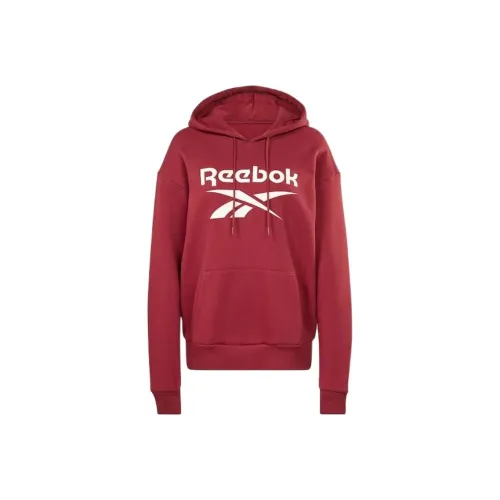 Reebok Identity Толстовка Женская Бордово-Красная