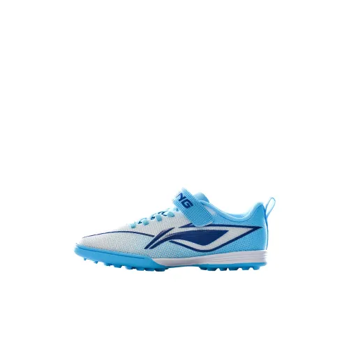 LINING YOUNG Детские футбольные бутсы Low Top Fluorescent Sky Blue Kids