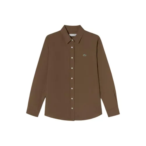 LACOSTE Коричневые Женские Рубашки