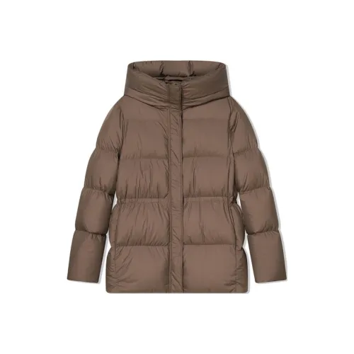 COVERINS Пуховик Женский Каштановый